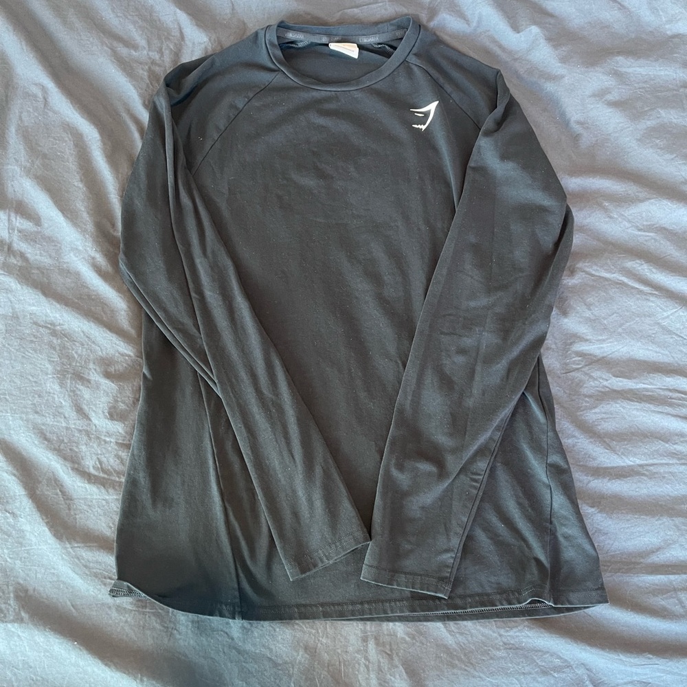 Gymshark Men’s Crest Long Sleeve T-Shirt